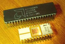 Procesador AMD 9080 y memoria Intel 1702A